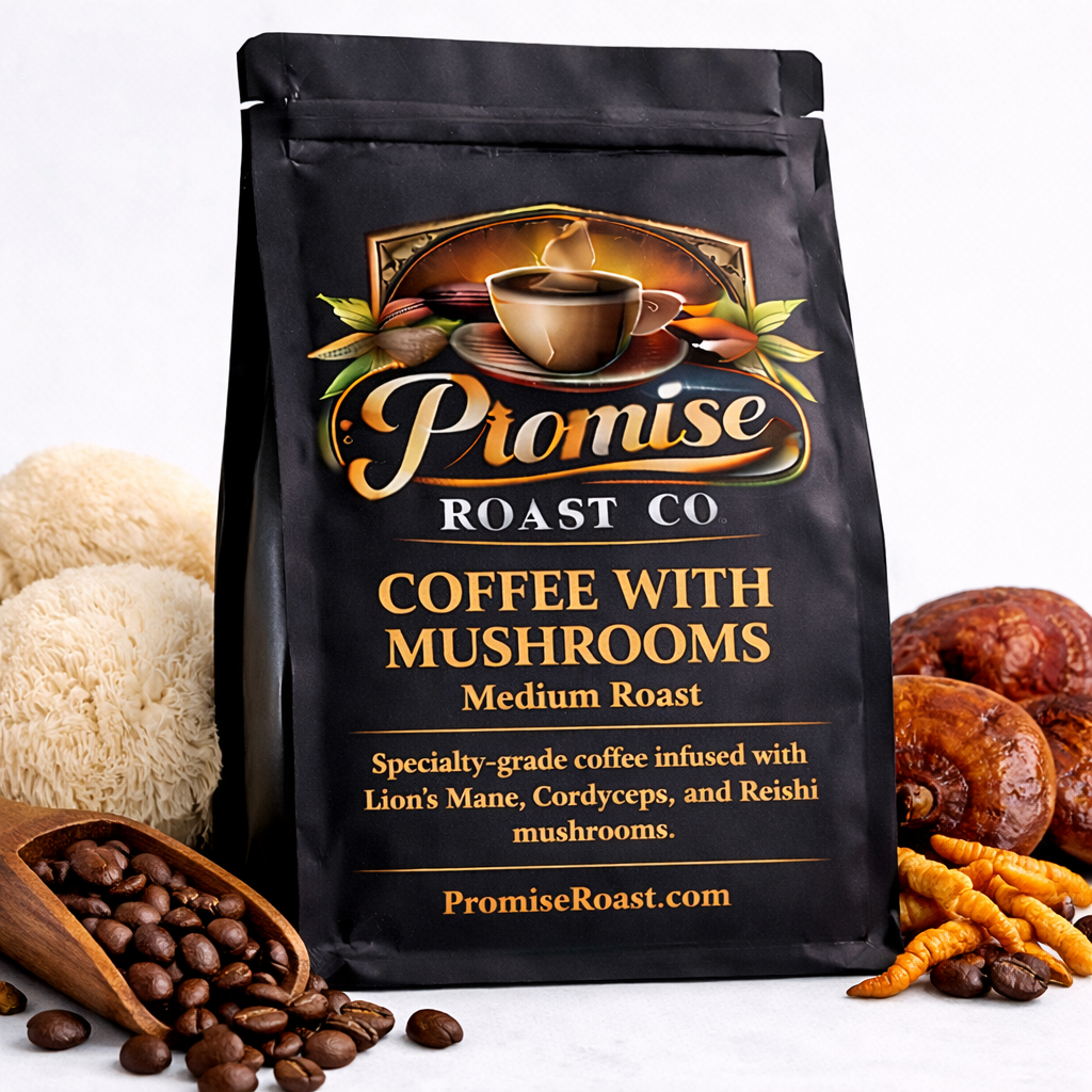 Mushroom Coffee, beans mushroom